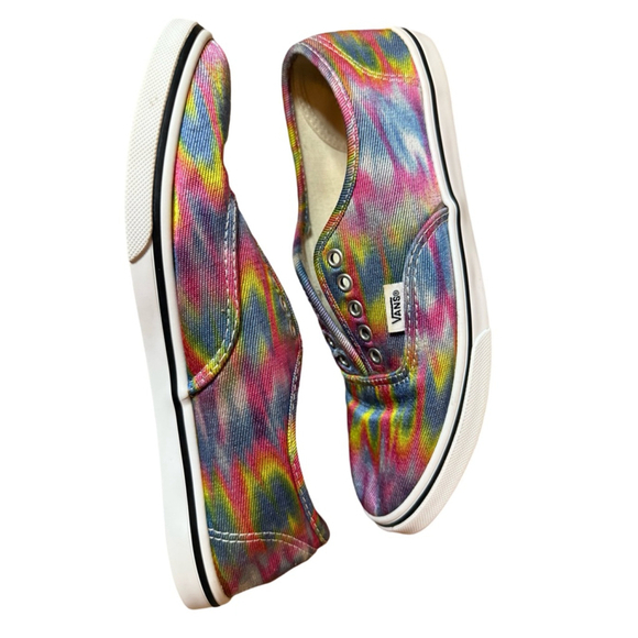 Women's Vans Rainbow Tie Dye Sneakers Size 7 - Picture 9 of 11